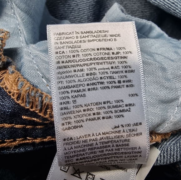 Gap Ladies Denim Short Overalls - Picture 9 of 9